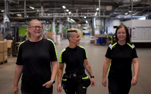 Pipelife Sweden is proud to challenge the gender stigma in manufacturing careers: over 20% of its production employees are women, with 14% holding managerial roles