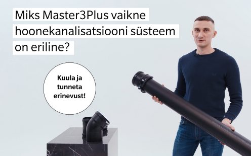 Master3Plus vaikse torusüsteemi eelised