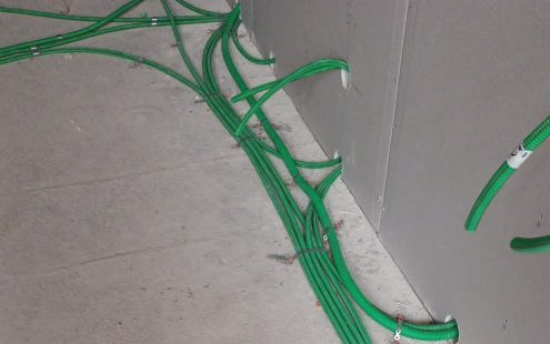 Hoonesse paigaldatud halogeenivabad eelkaabeldatud elektrijuhtmed erinevates mõõtudes | Pipelife