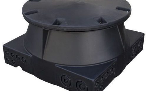 PE cableprotection chamber black