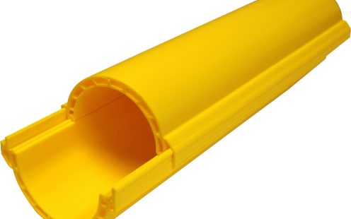 PE divided cable protection SRS yellow