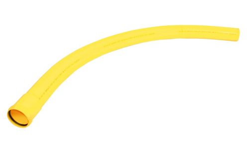 PVC cableprotection bend opto smooth yellow