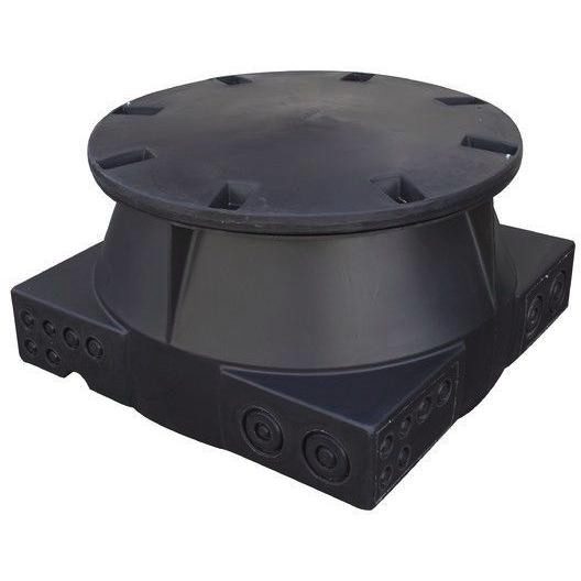 PE cableprotection chamber black