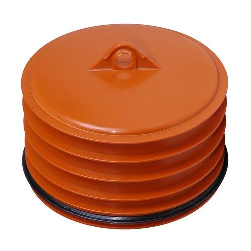 PP sewage DN-OD DW pipe redbrown-white Pragma