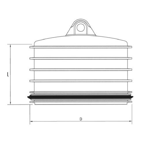 Technical drawing PP pragma plug