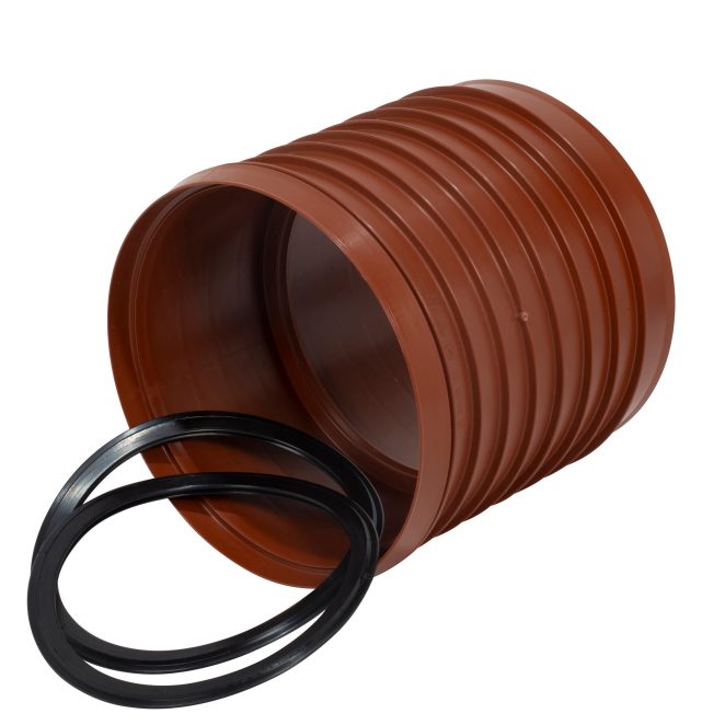 PP Sewage double socket 200mm Pragma