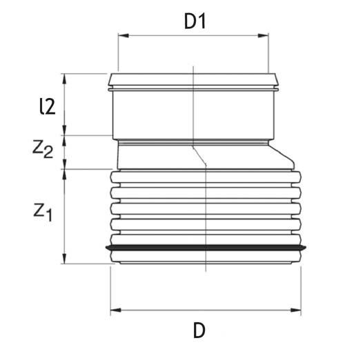 Technical drawing PP pragma reducer
