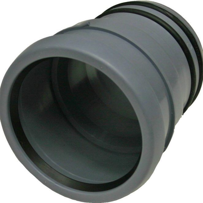 PP soil substitute socket with seals Nordic grey_1