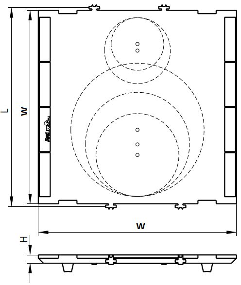 Drawing Stormbox II connection panel