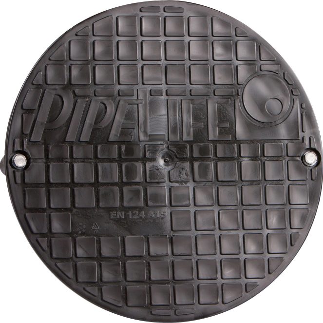 PP CHAMBER COVER WxSCREWS Black
