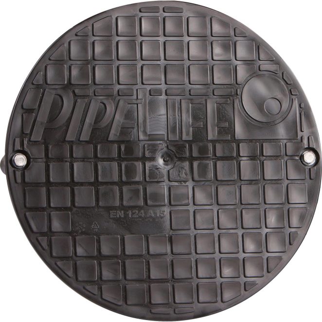 PP CHAMBER COVER WxSCREWS Black
