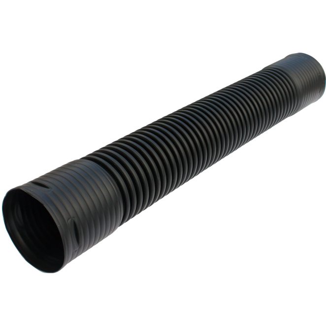 PE drainage flexible bend 0-90deg black
