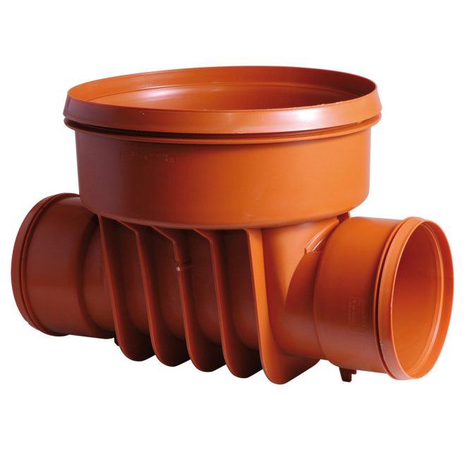 PP sewage chamber straight DN-OD DW pipes short riser socket for DW