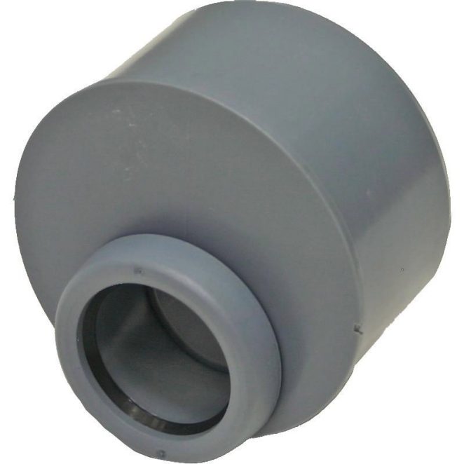 PP soil reducer short Nordic grey black