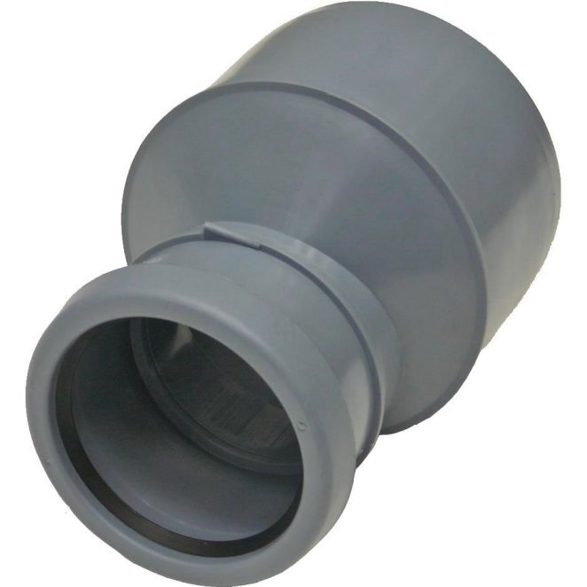 PP soil connection reducer Nordic grey