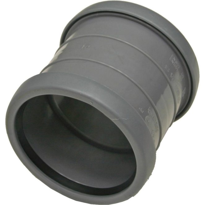 PP soil Double socket Nordic grey