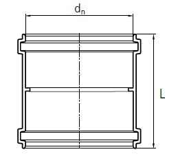 Drawing double socket Comfort