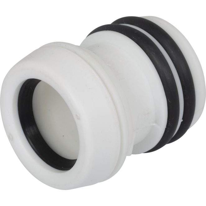 PP Soil reducer universal 50-32mm white Nordic.
