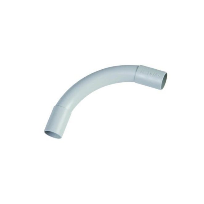 PVC cableprotection bend for rigid pipe white
