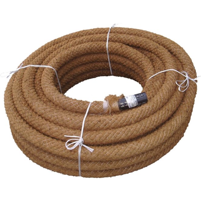 PVC JDR Land drainage with cocos fiber_1