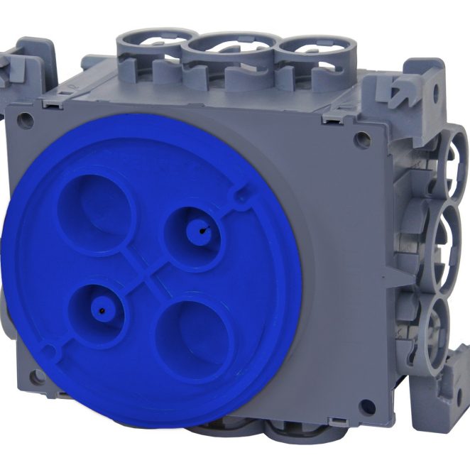 Powerline wall box for installation