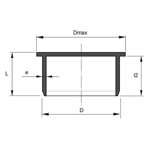 Measurement drawing PP NORDIC Socket plug