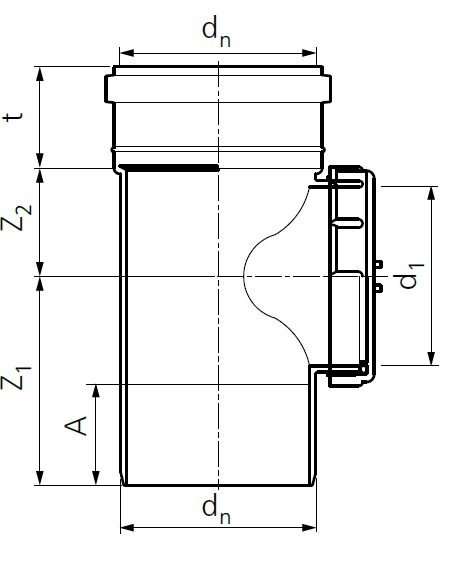 Drawing access pipe