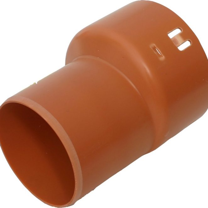 PVC land drainage redbrown