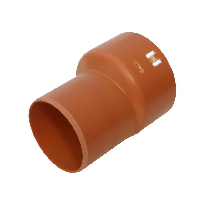 PVC land drainage redbrown