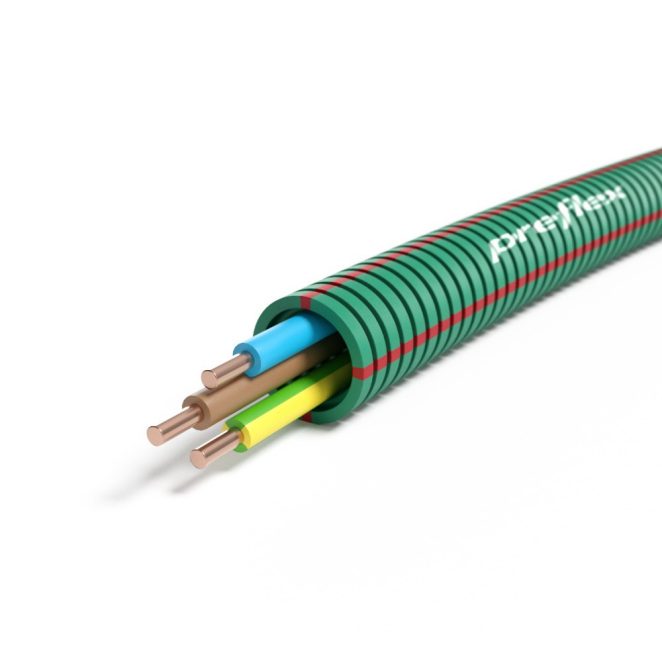 Preflex H07Z1-U 3G2,5 Y/G BL BR-Cca