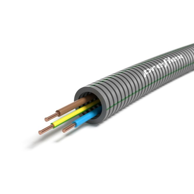Preflex H07V-U 3G1,5 Y/G BL BR-Eca