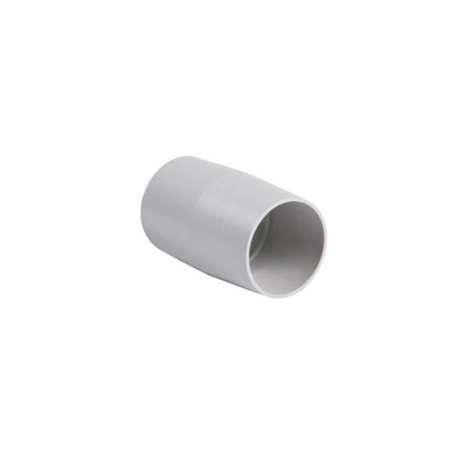 PVC electro socket for rigid pipe white
