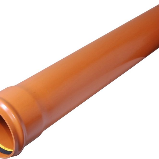 PVC smoth sewage pipe SN8 RB