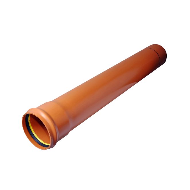 PVC smoth sewage pipe SN8 RB