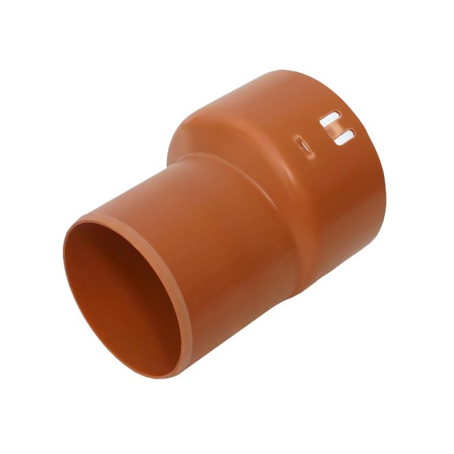 PVC land drainage redbrown
