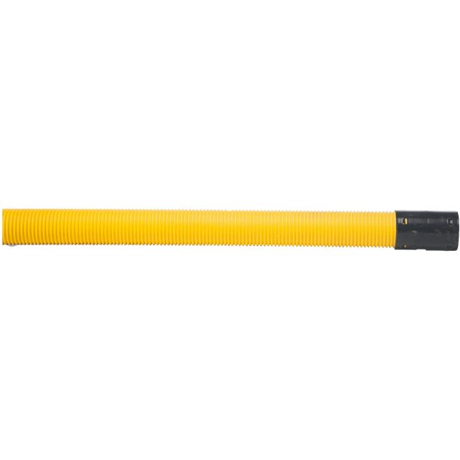 PE corrugated outside smooth inside power cable yellow