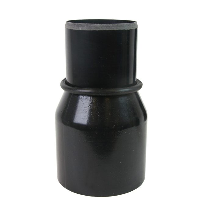 PVC reducer 75mm black