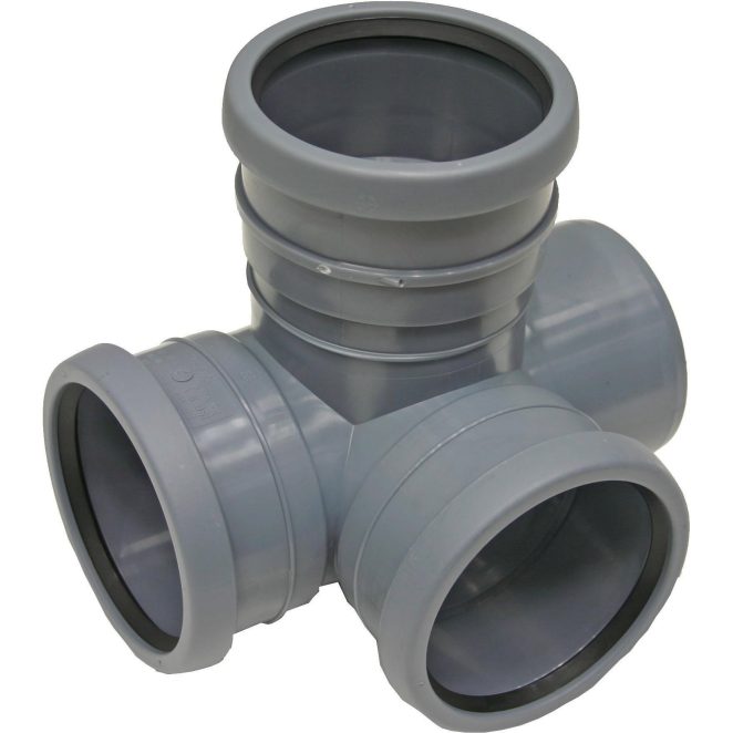 PP soil corner branch 88 deg Nordic grey