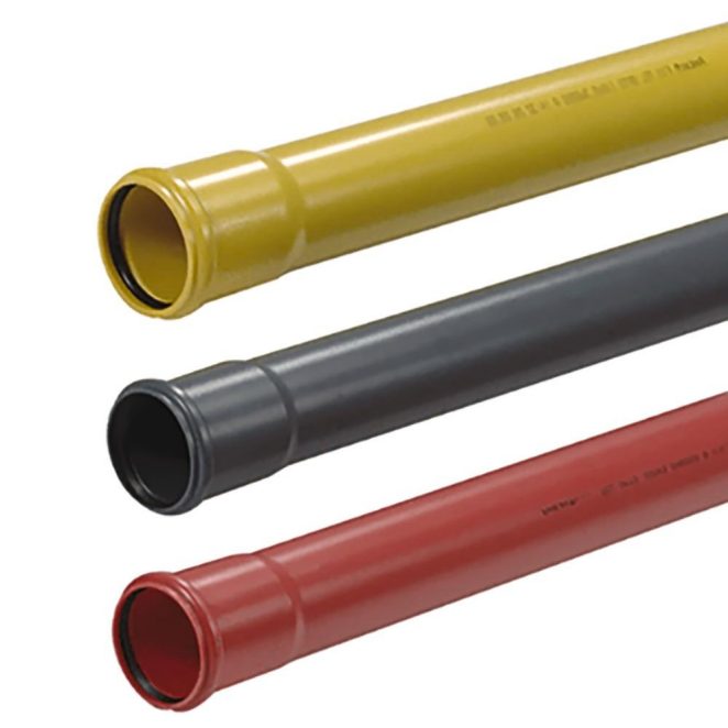 pvc cable protection pipe sn8 red_2