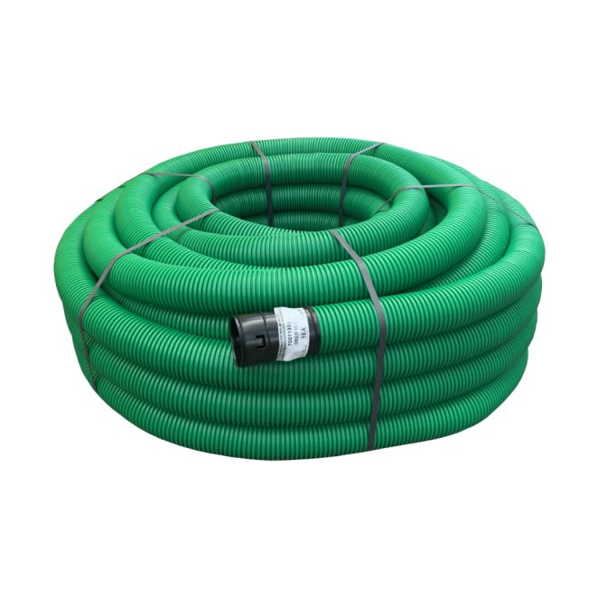 PE cableprotection corrugated pipe coil green 