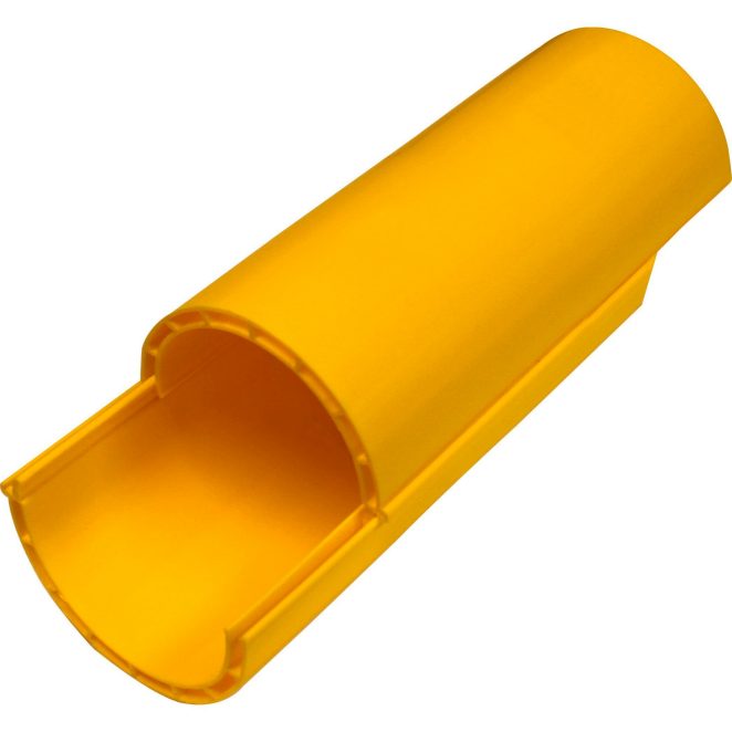 PVC divided cable protection SRN yellow